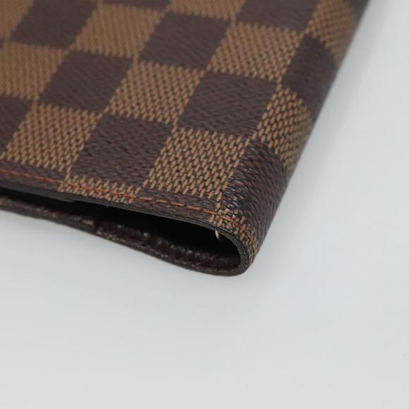 LOUIS VUITTON Damier Ebene Agenda PM Day Planner Cover R20700 LV Auth ac3544 - Picture 15 of 16